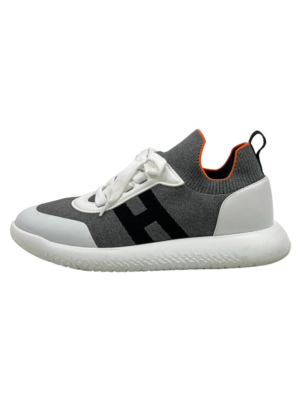Hermes White Gray Multi Chemical Fiber #358467H80B